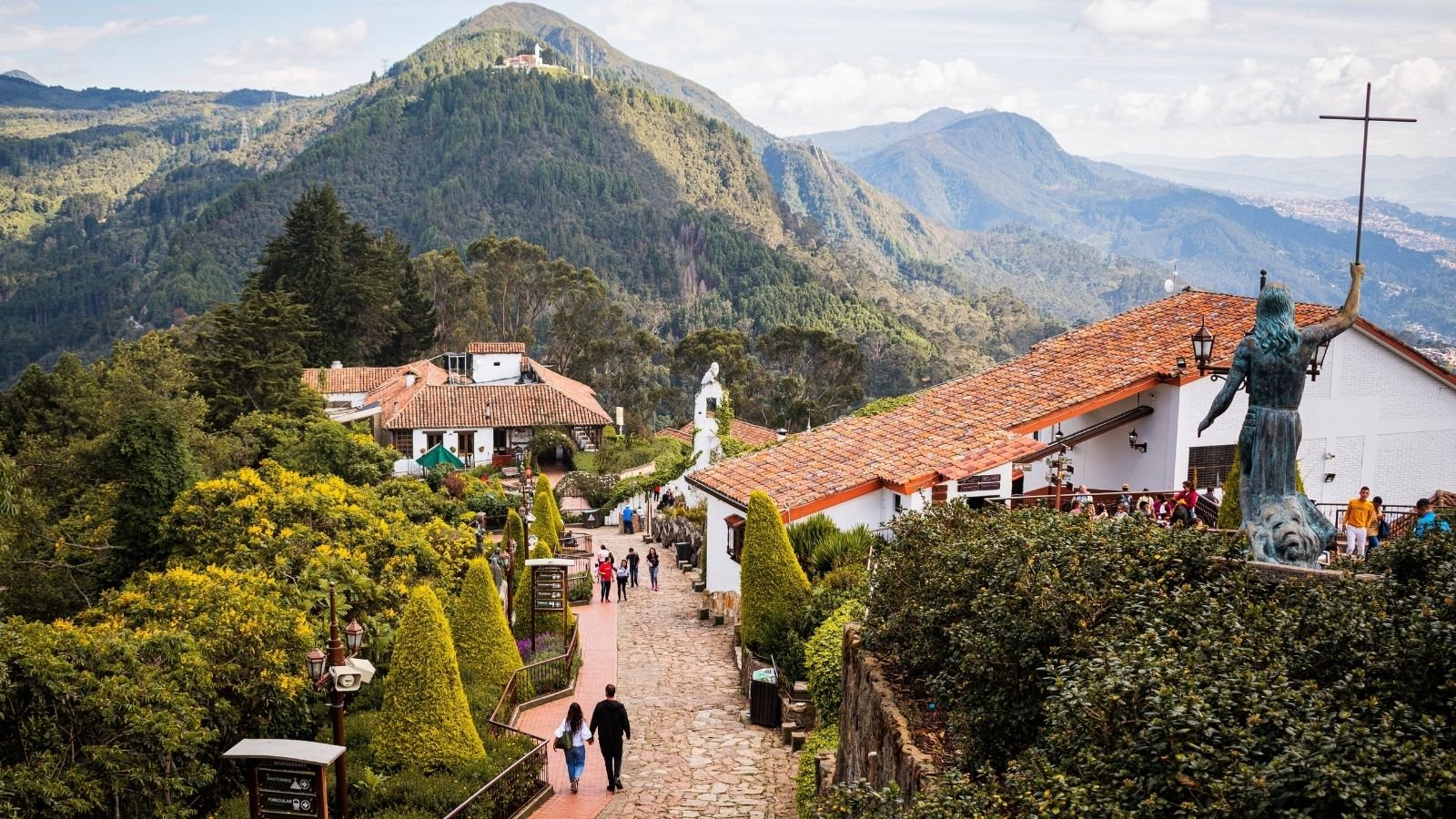 Cerro de Monserrate Bogotá vue panoramique ville