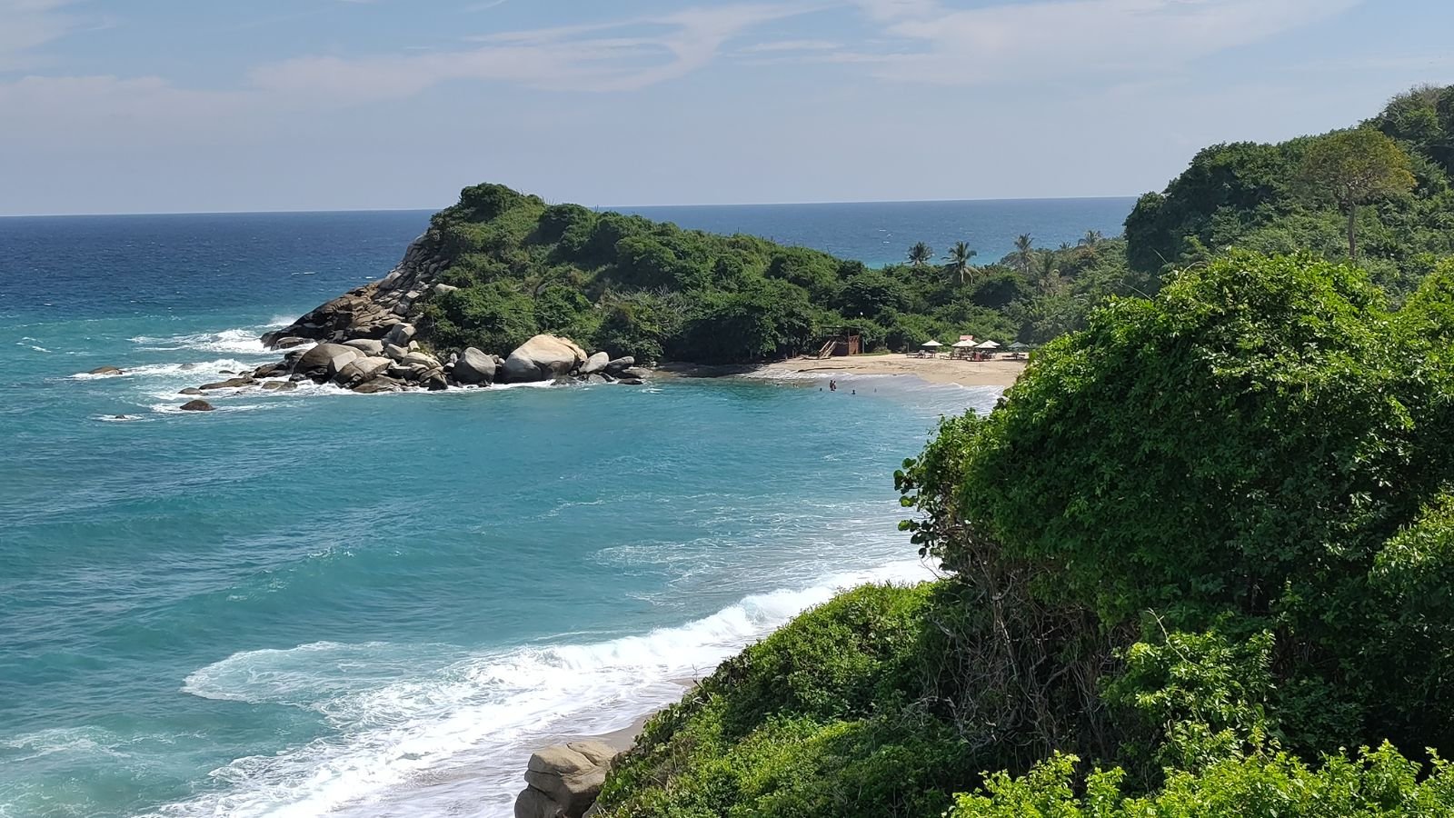 Entrée El Zaino Parc Tayrona billet accès Santa Marta Colombie